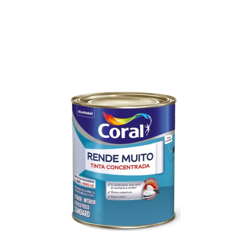 Tinta Coral Rende Muito 900ml Branco