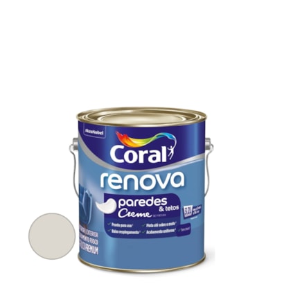 Tinta Coral Renova Paredes Fosco 3.2l Branco Gelo