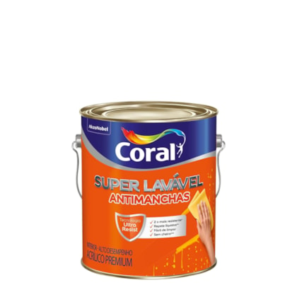 Tinta Coral Super Lavavel 3,6l Branco