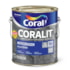 Tinta Esmalte Sintetico Coralit Coral Antiferrugem Preto 3,6 Litros