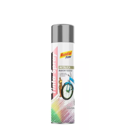 Tinta Spray 400ml Metalica Aluminio 3197al