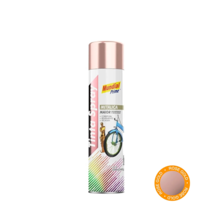 Tinta Spray 400ml Rose Gold Metalica 240g