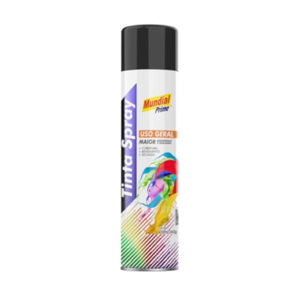 Tinta Spray 400ml-Ug Preto Fosco 3197