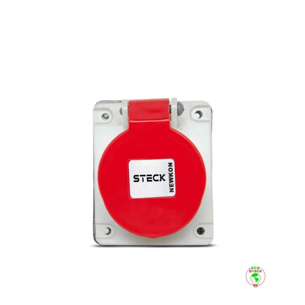 Centro Elétrico | Tomada Steck Embutir Newkon N4046 3p+T 16a 380/440v