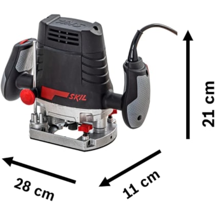 Tupia Coluna 1831 1100W + 13 Acessorios E Maleta-Skil