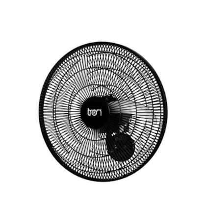 Ventilador De Parede Oscilante Grade plastico 50cm 140w Preto Tron