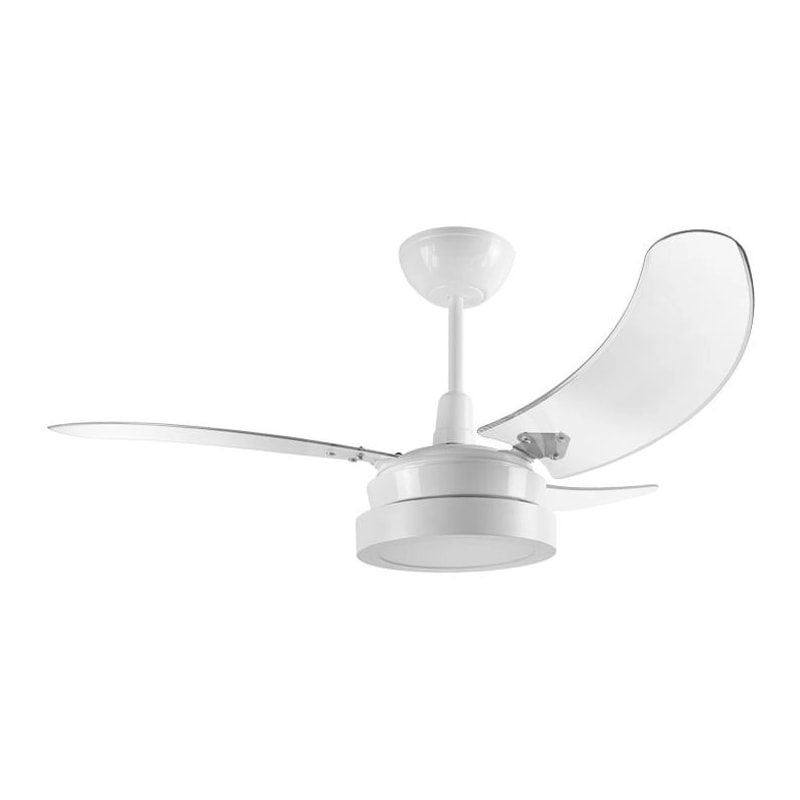 Ventilador de Teto Tron Buzios led, Transparente