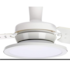 Ventilador De Teto Tron Euro Led 2 Pas Branco 220v