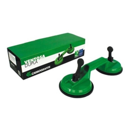 Ventosa Dupla 125mm Carbografite
