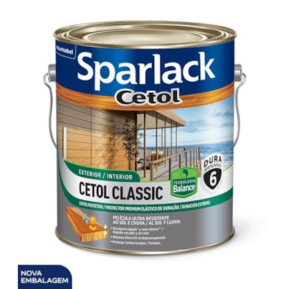 Verniz Cetol Stain Natural Acetinado 3,6L Sparlack