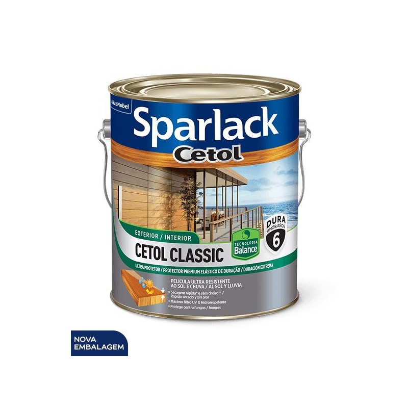 Verniz Cetol Stain Natural Acetinado 3,6L Sparlack