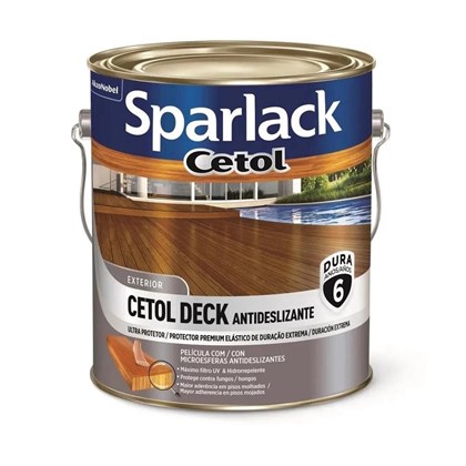 Verniz Semibrilho Cetol Deck Antiderrapante Natural 3,6L-Sparlack