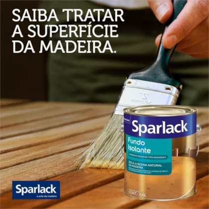 Verniz Sparlack Fundo Isolante 900ml Transp