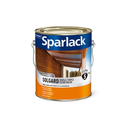 Verniz Sparlack Solgard Triplo filtro solar 3,6l Acetinado Natural